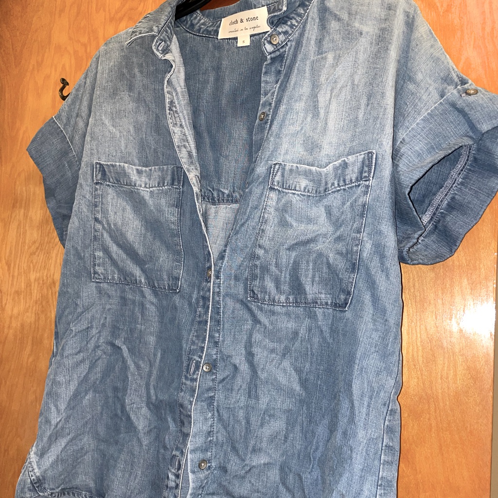 Cloth And Stone Oversized Denim Shirt